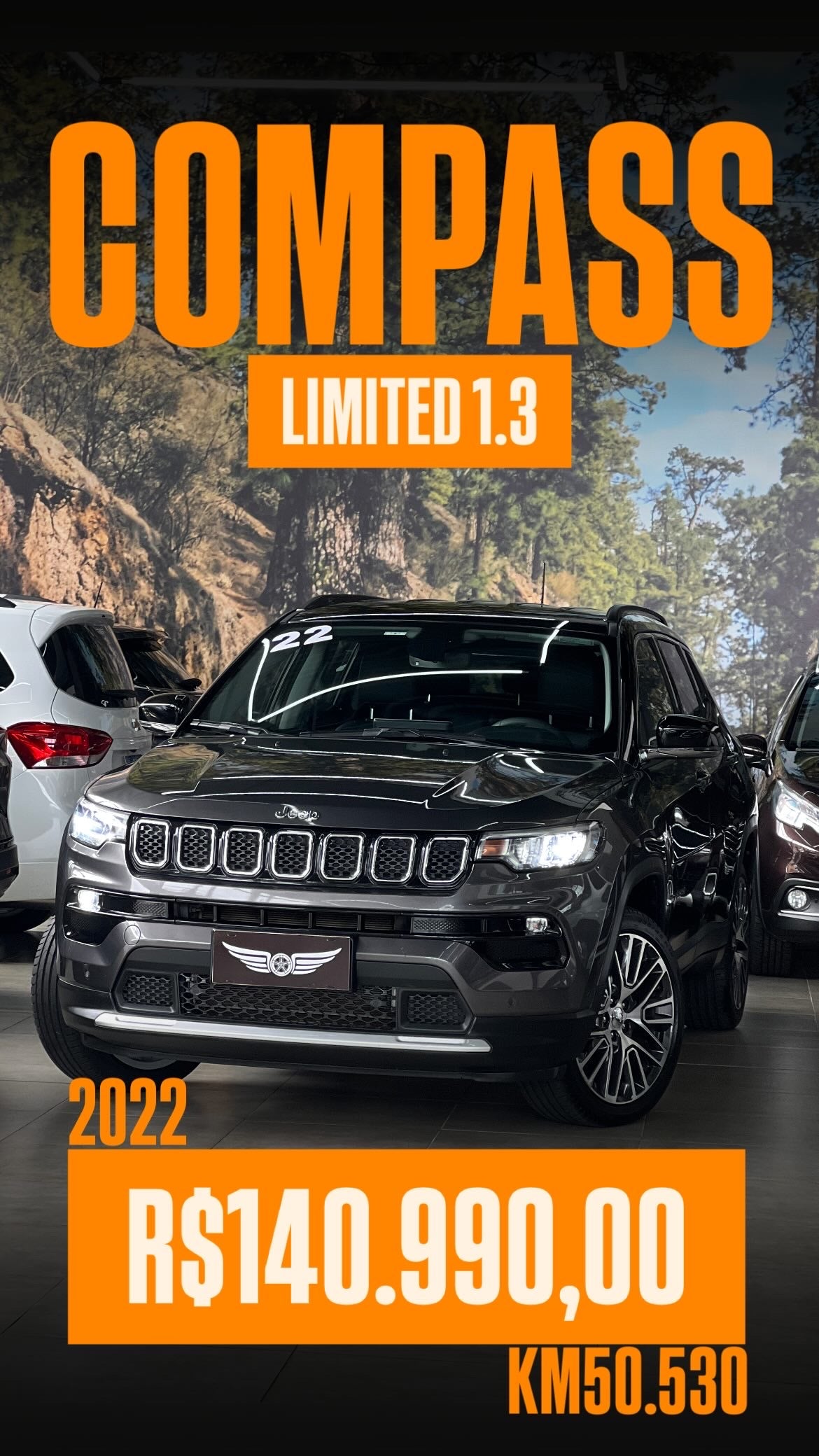 JEEP COMPASS LIMITED 1.3 2022