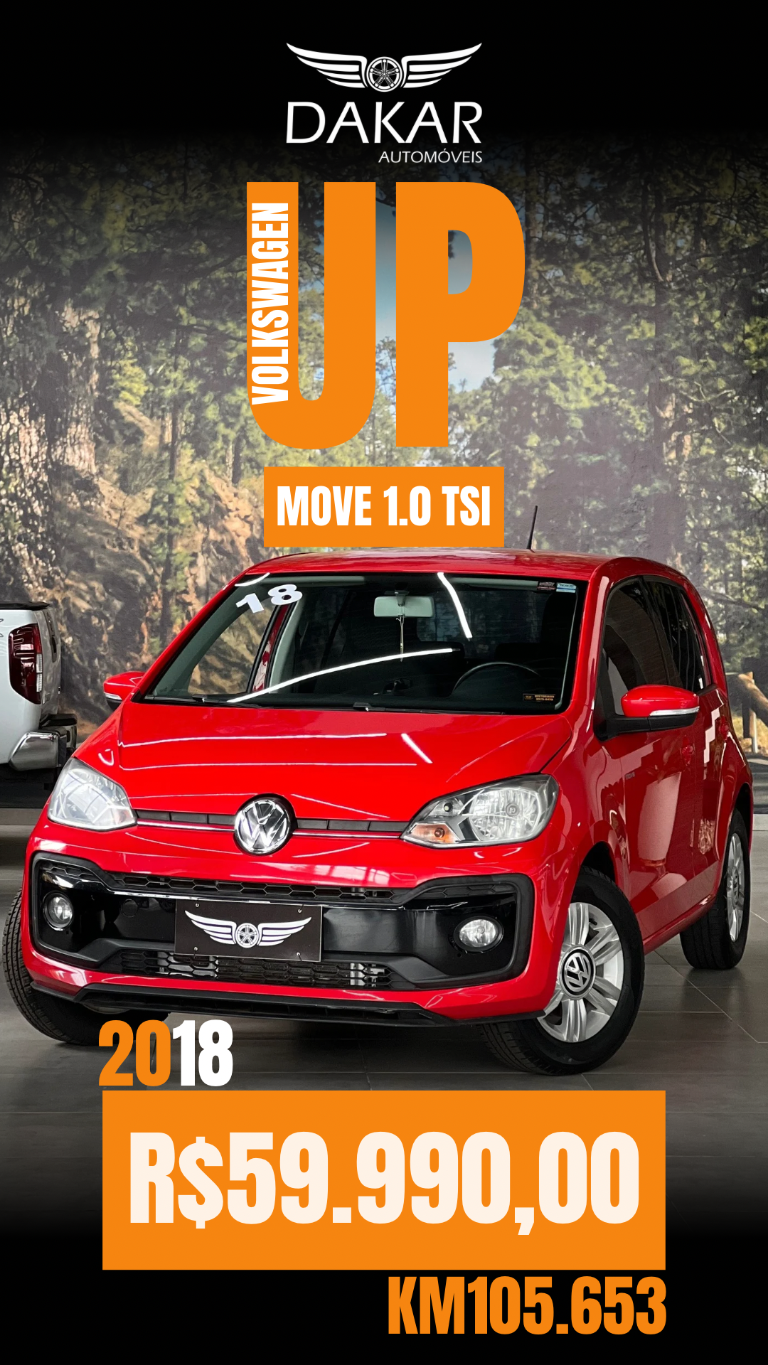 UP MOVIE 1.0 TSI 2018