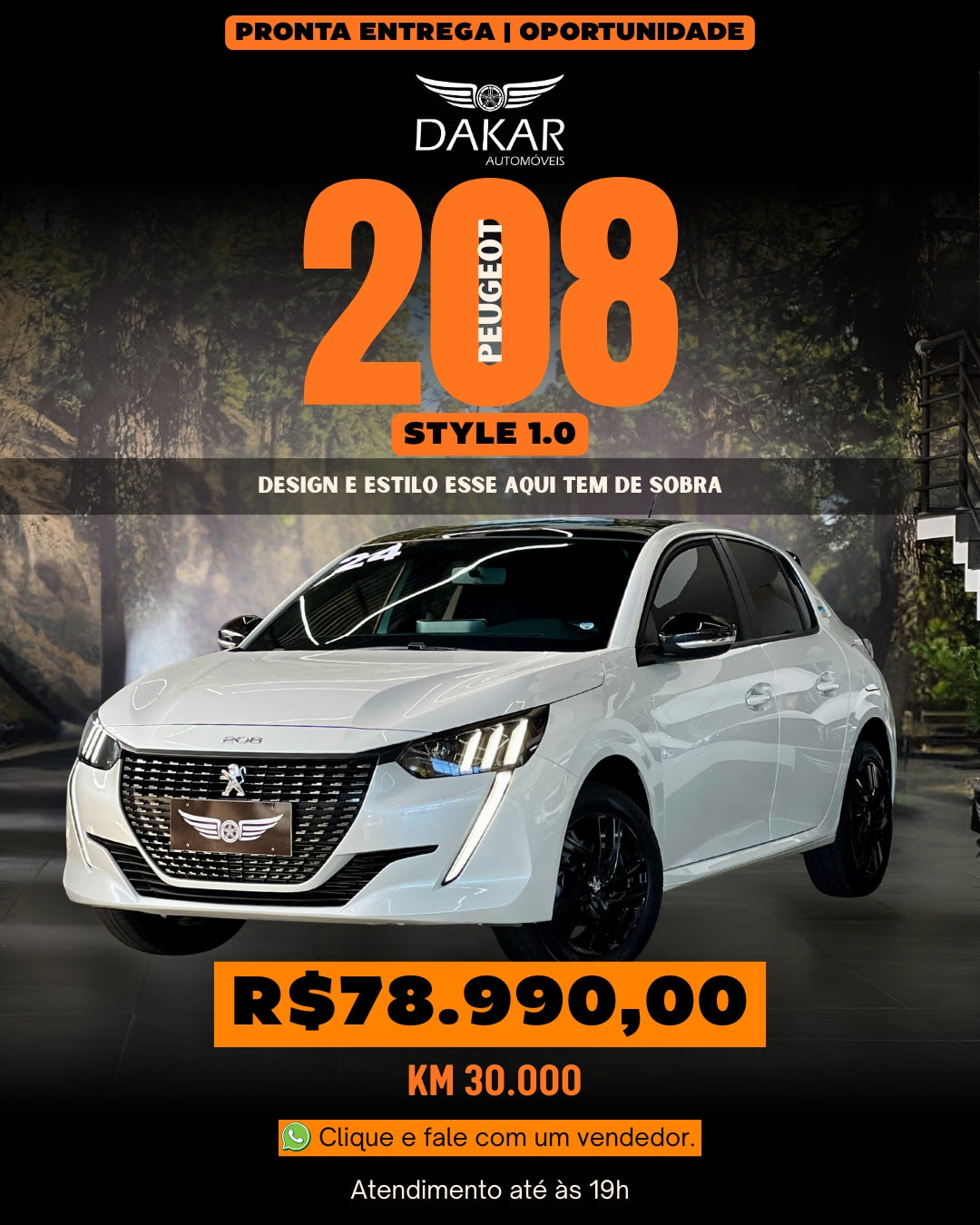 PEUGEOT 208 1.0 STYLE 2024