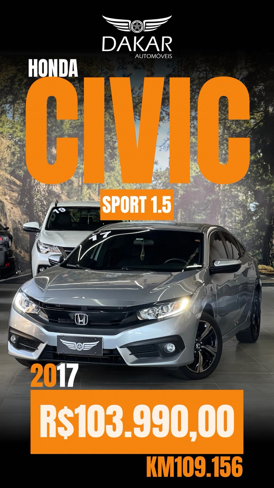 NEW CIVIC SPORT 1.5 2017