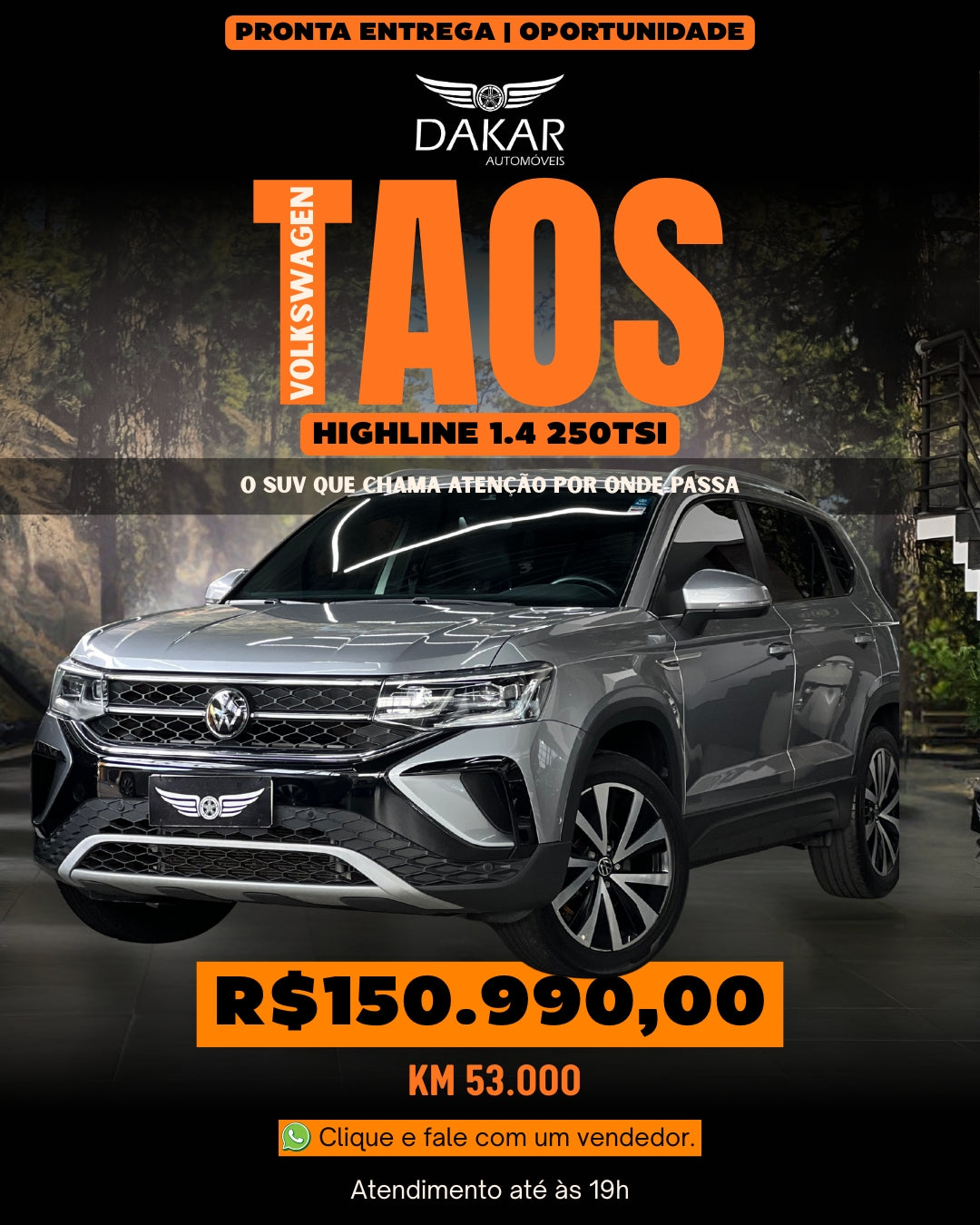 TAOS HIGHLINE 1.4 250 TSI 2023