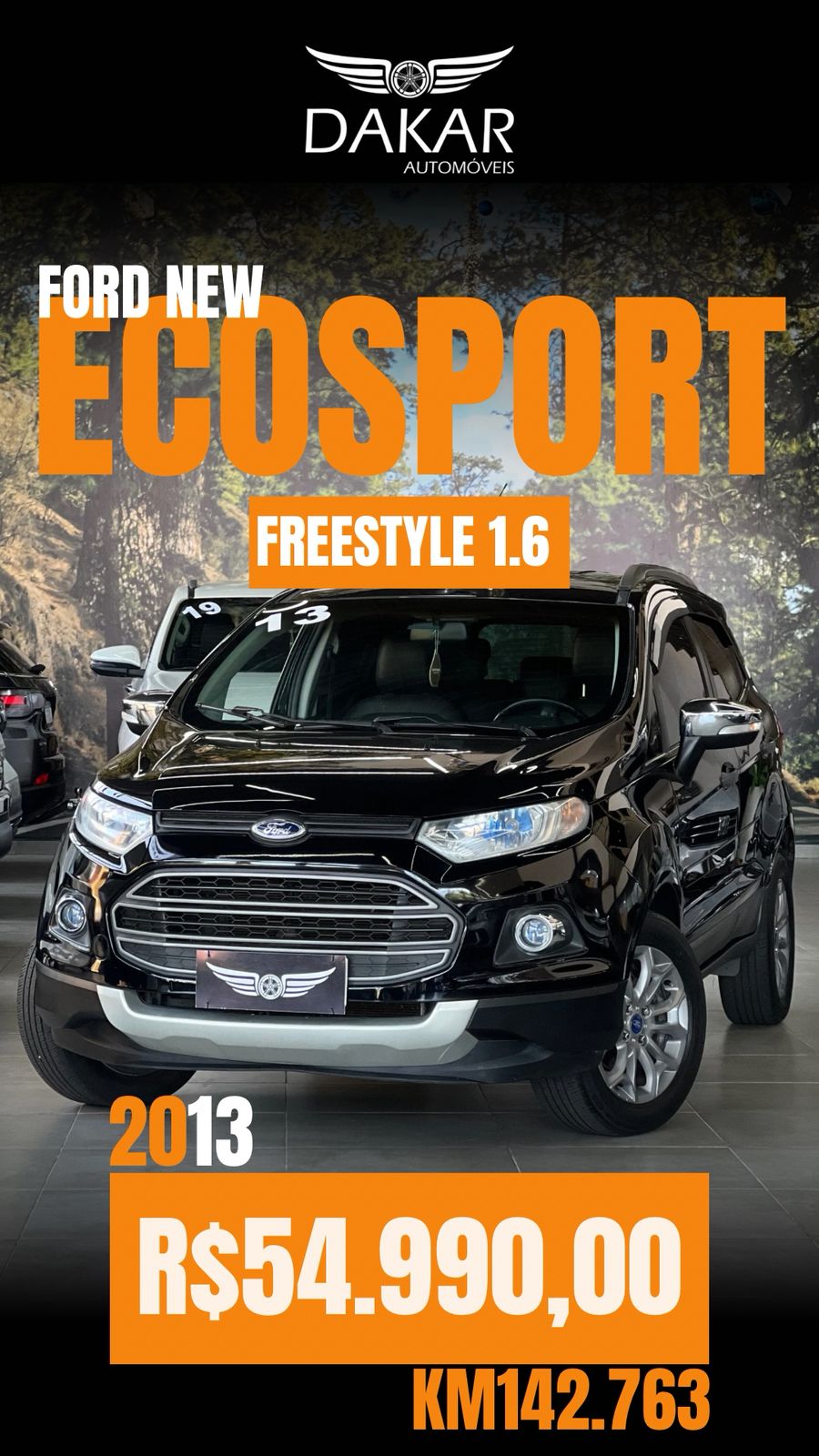 NEW ECOSPORT 1.6 FREESTYLE 2013
