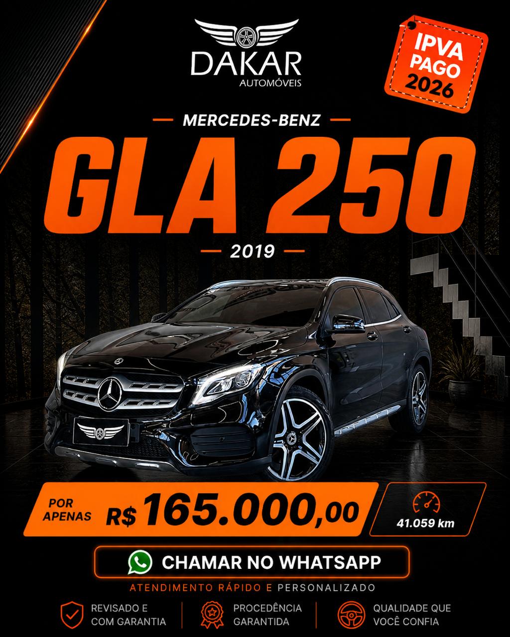 GLA 250 2019 | LUXO, PERFORMANCE E STATUS