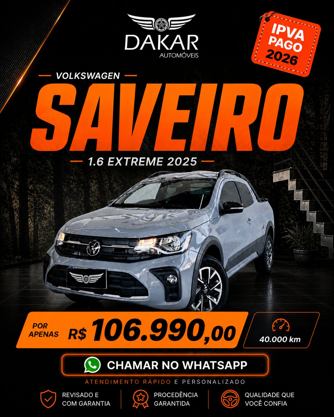 SAVEIRO EXTREME 1.6 CD 2025
