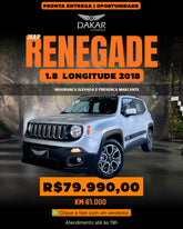 RENEGADE LONGITUDE 1.8 2018