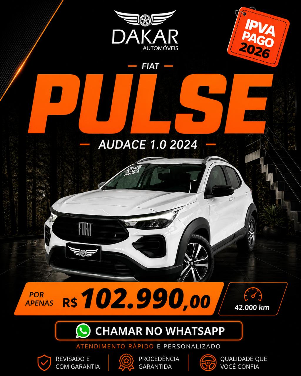 PULSE AUDACE 1.0 TURBO 2024 | TECNOLOGIA E ECONOMIA